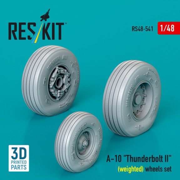 1:48 A-10 Thunderbolt II (weighted) wheels set