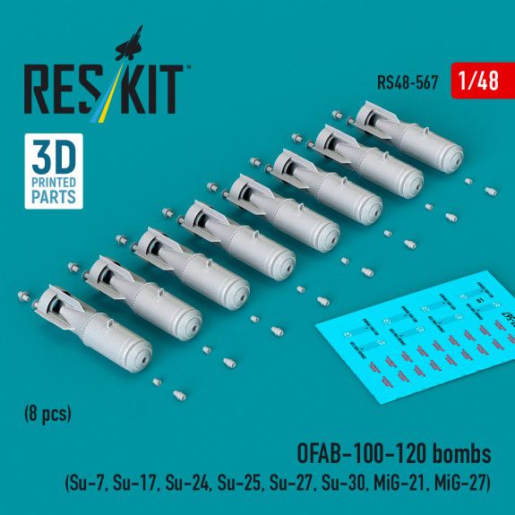 1:48 OFAB-100-120 bombs (8 pcs)