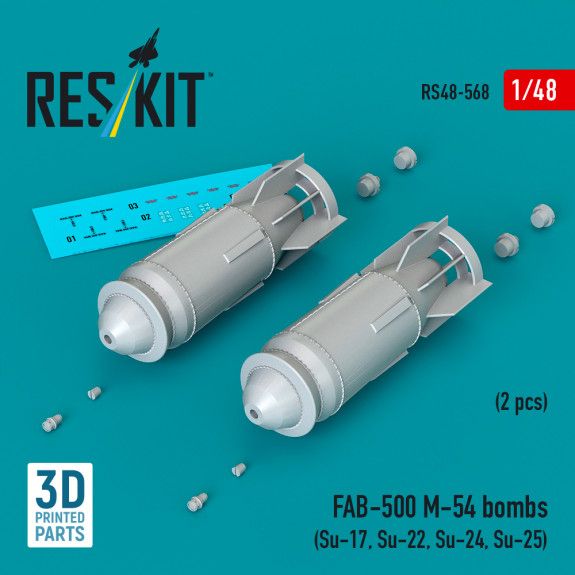 1:48 FAB-500 M-54 bombs (2 pcs)