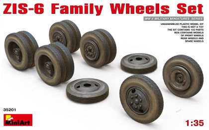 1:35 ZIS-6 Family Wheels Set