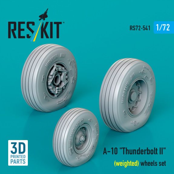 1:72 A-10 Thunderbolt II (weighted) wheels set
