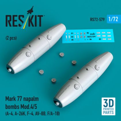 1:72 Mark 77 napalm bombs Mod.4/5 (2pcs)