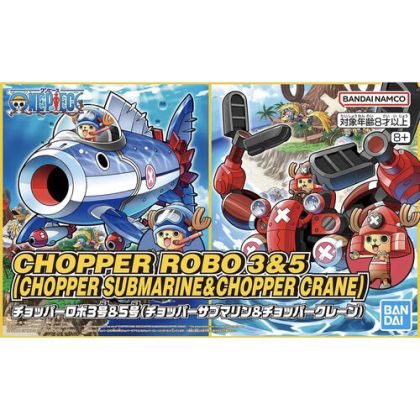 One Piece Chopper Robo 3 & 5 (Chopper Submarine & Chopper Crane)