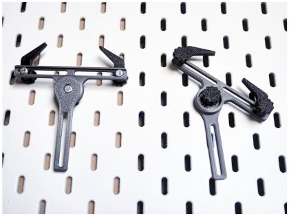 Otočná ramena 90° letadla