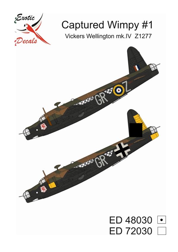 1:48 Captured Wimpy Part 1 - Vickers Wellington Mk.IV Z1277
