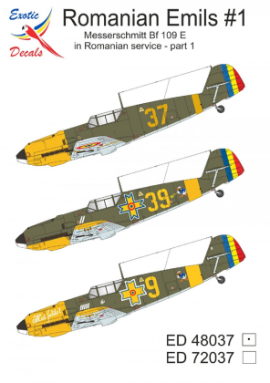 1:48 Romanian Emils Part 1 - Messerschmitt Bf-109 E in Romanian Service