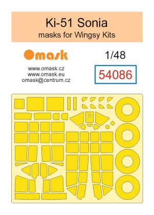 1:48 Ki-51 Sonia mask (for Wingsy Kits)