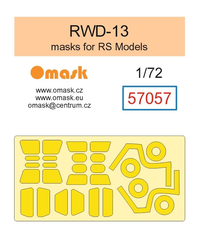 1:72 RWD-13 mask (for RS Models)