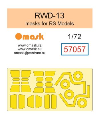 1:72 RWD-13 mask (for RS Models)