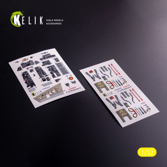 1:32  Shop F-4J - interior 3D decals for Tamiya kit