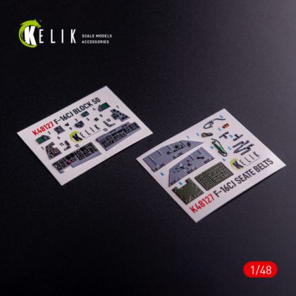 1:48 F-16CJ - interior 3D decals for Tamiya kit