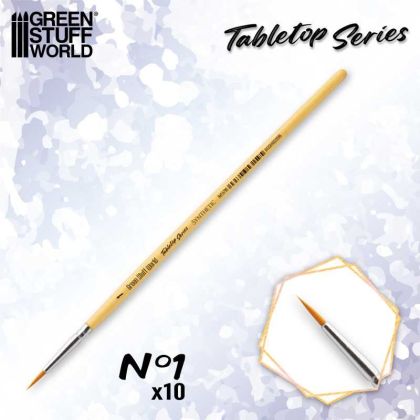 TABLETOP SERIES Synthetic Brush Set 1 (Pack of 10)