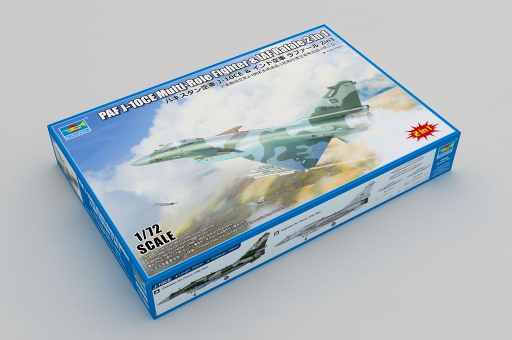 1:72 PAF J-10CE Multi-Role Fighter & IAF Rafale 2 in 1
