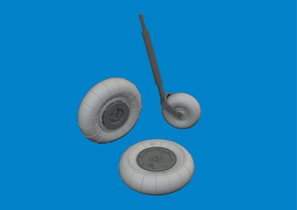 1:32 Bf 109K-4 Wheels for Kotare