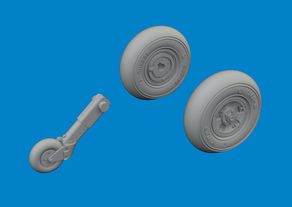 1:72 Spitfire Mk.I/II/V Wheels IBG