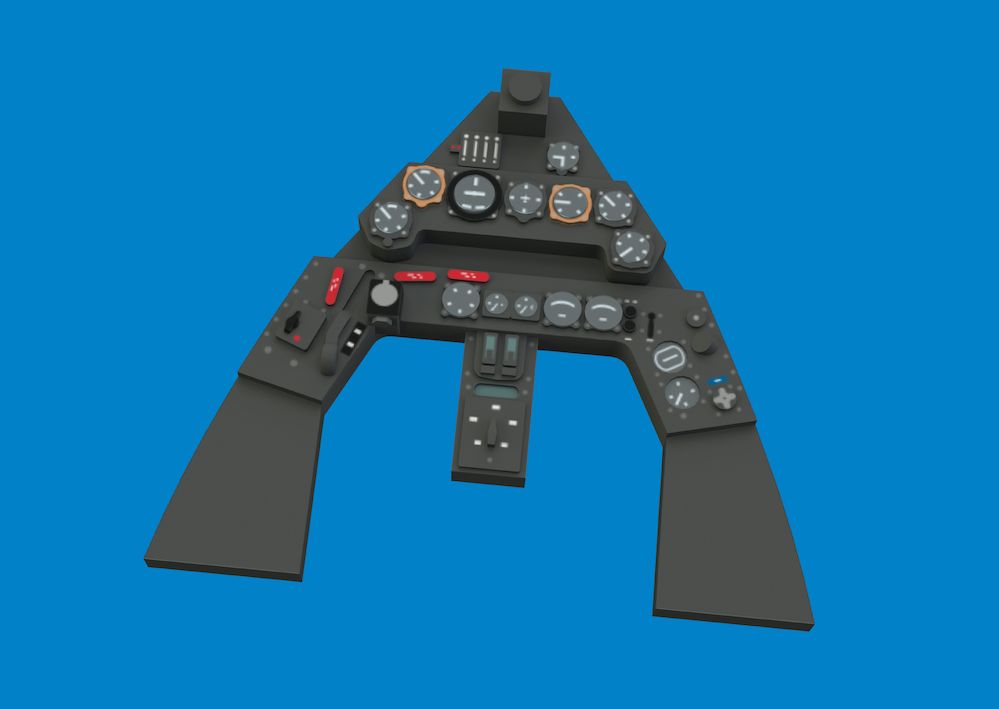 1:72 Fw 190D Dashboard for IBG