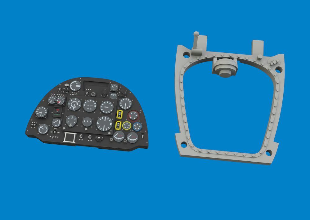 1:72 Spitfire Mk.I Dashboard for IBG