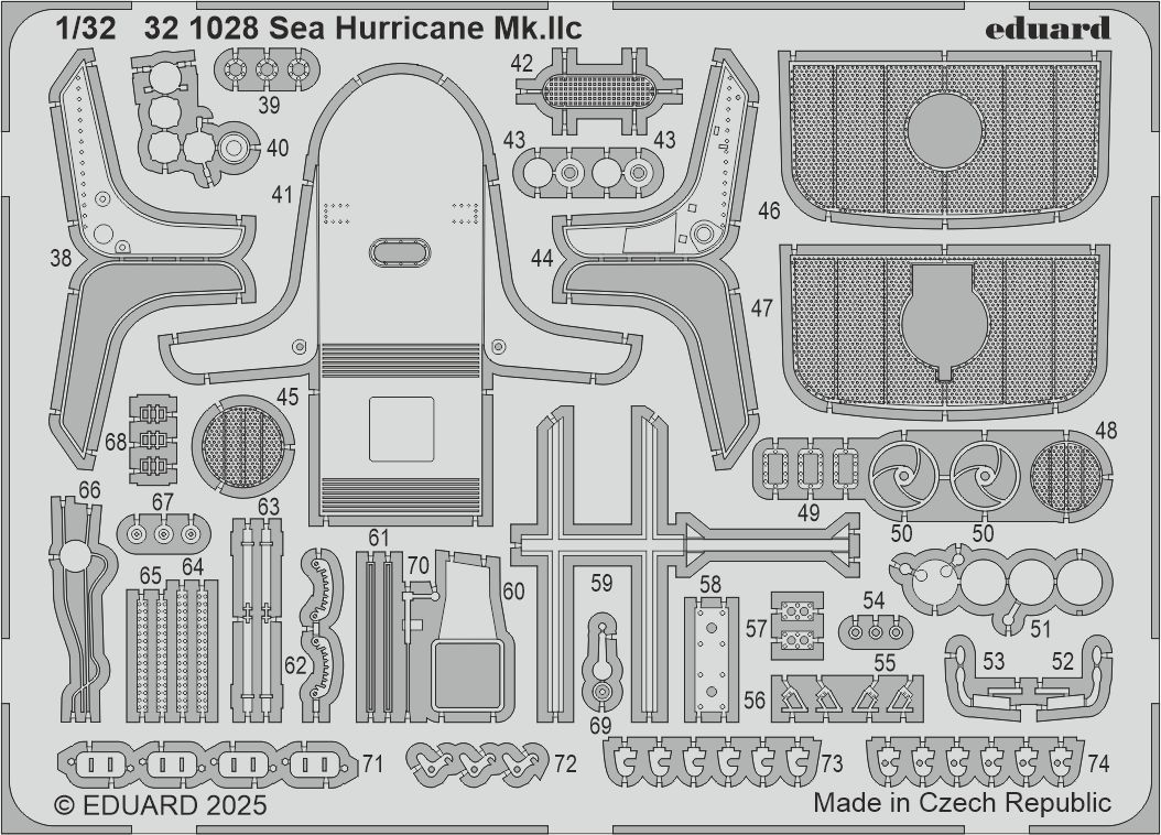 1:32 Sea Hurricane Mk.IIc detail set for Revell