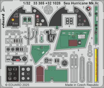 1:32 Sea Hurricane Mk.IIc detail set for Revell
