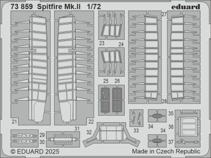 1:72 Spitfire Mk.II detail set for IBG