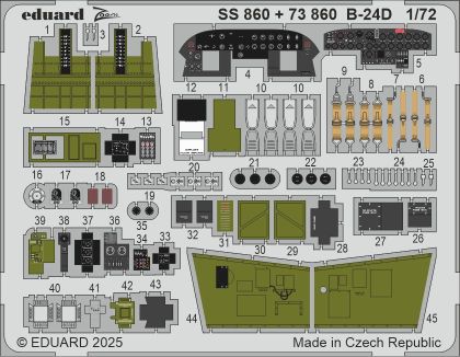 1:72 B-24D detail set for Airfix