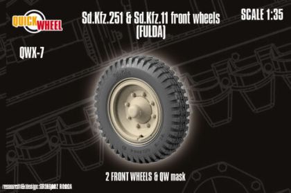 1:35 Sd.Kfz. 251 & 11 - Front Wheels (Fulda)