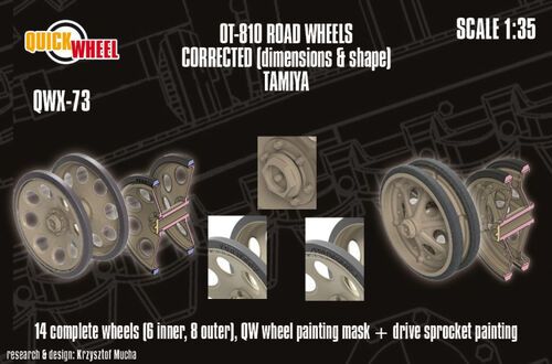 1:35 OT-810 - Corrected Road Wheels (for Tamiya Kits)