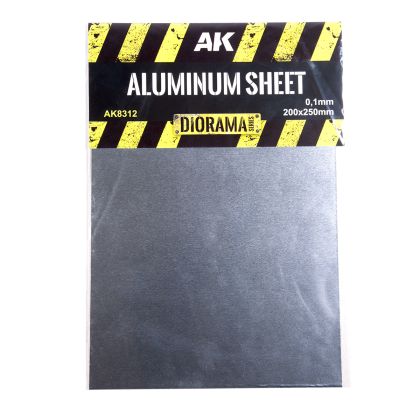 ALUMINUM SHEET 100UM (MICROMETER) 200X250MM