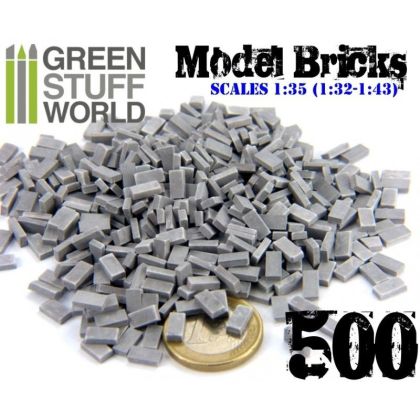 1:35 Model Bricks - Grey x500