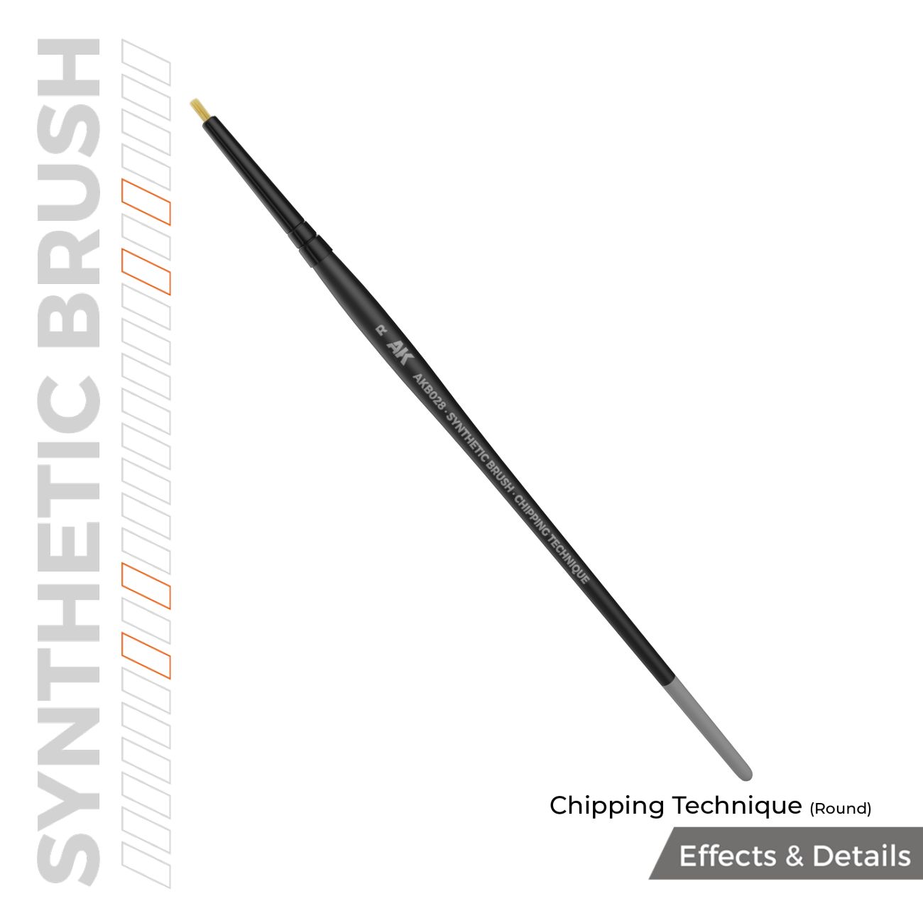 CHIPPING TECHNIQUE (ROUND) BRUSH