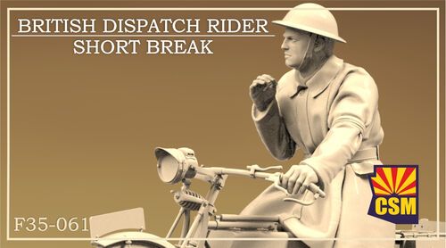 1:35 British Dispatch Rider On A Short Break