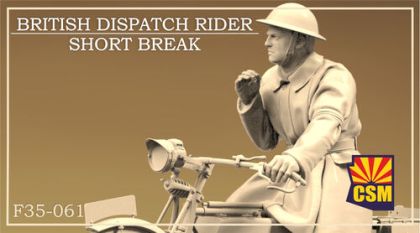 1:35 British Dispatch Rider On A Short Break