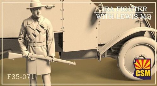 1:35 IRA Fighter with Rifle (1 Figure / 3D-Printed)