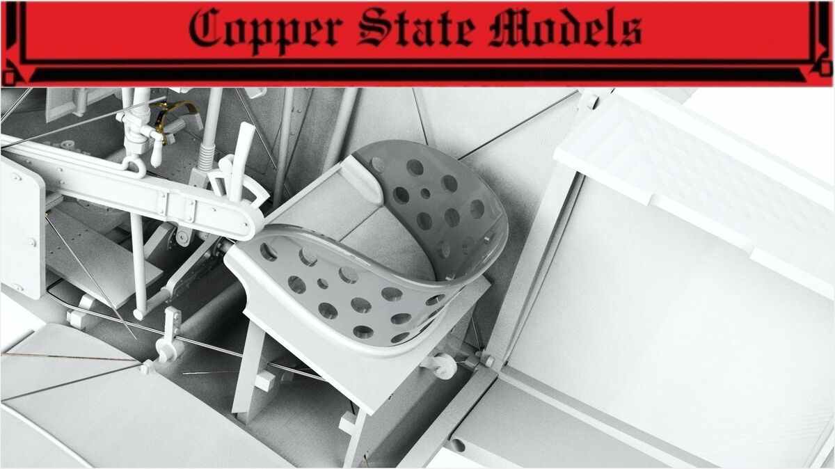 1:32 Nieuport 11/16 Pilot Seat Backrest