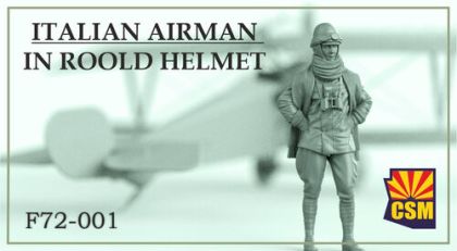 1:72 Italian AirmanI In Roold Crash Helmet