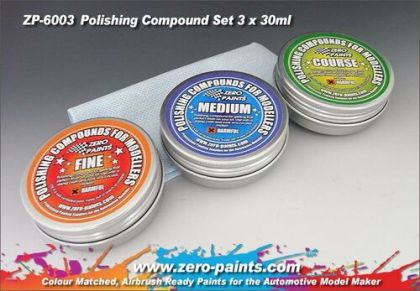 Polishing Compound Set (3 Grades + Cloth)