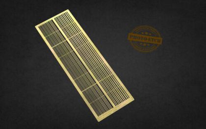 Photo-Etched Brass Strips A 0,2-1mm (0,10mm Thickness)