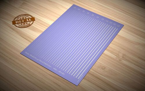 Decal Solid Lines - white