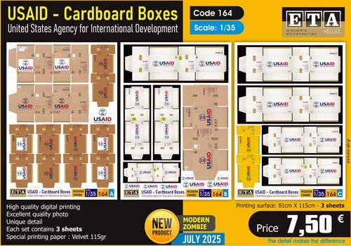 1:35 USAID - Cardboard Boxes