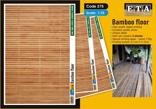 1:35 Bamboo Floor (3 Sheets)