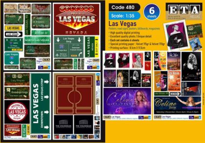 1:35 Las Vegas - Posters, Road Signs and Billboards