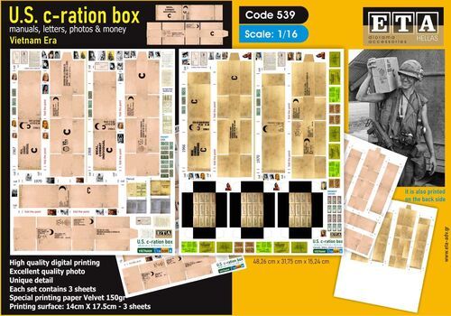 1:16 Vietnam War: C-Ration Box