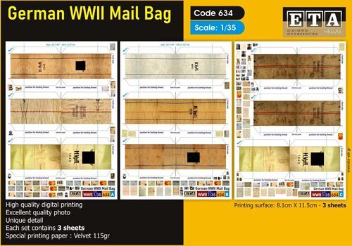 1:35 German WWII Mail Bag