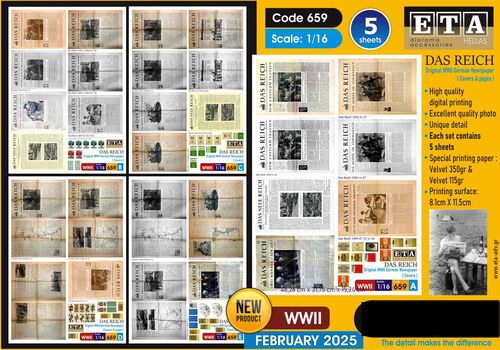 1:16 WWII - Original German newspapers Das Reich