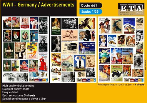 1:35 Germany WWII Advertisements