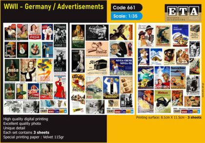 1:35 Germany WWII Advertisements