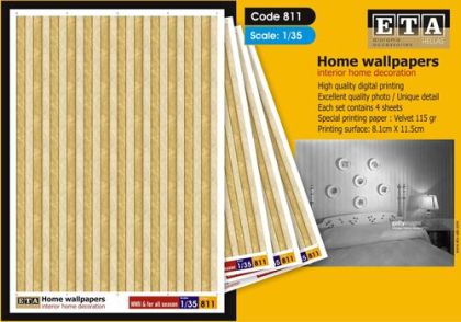 1:35 Home Wallpapers (4 Sheets)
