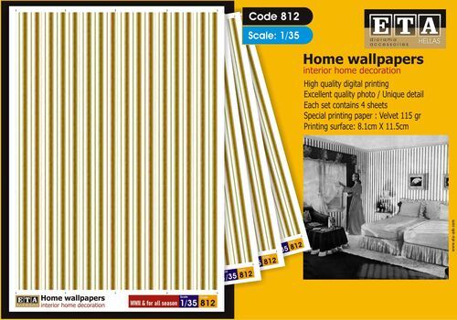 1:35 Home Wallpapers (4 Sheets)