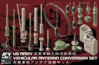 1:35 Modern Military Vehicle Antenna and Antenna Mount Conversion Set