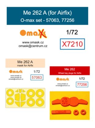 1:72 Me 262 A O-max set (for Airfix)